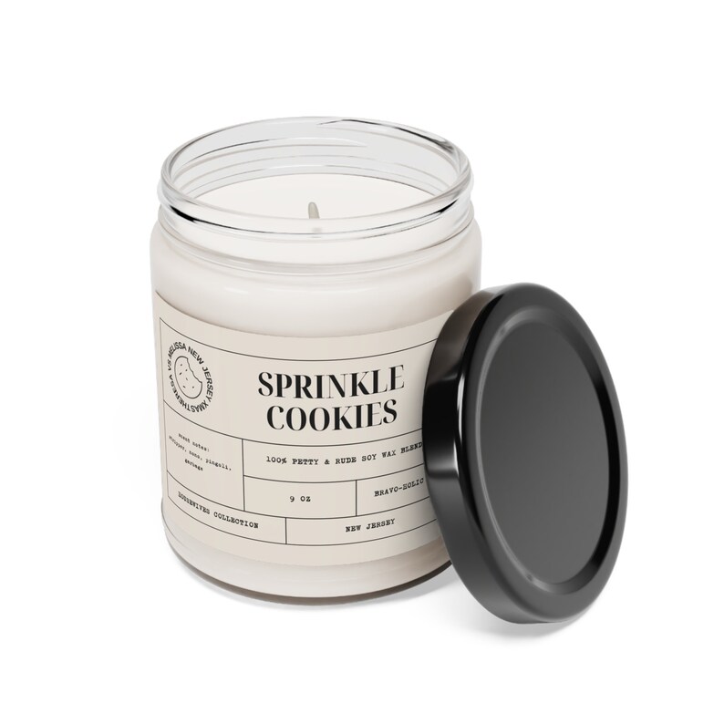 RHONJ Sprinkle Cookies Real Housewives Candle Collection Etsy