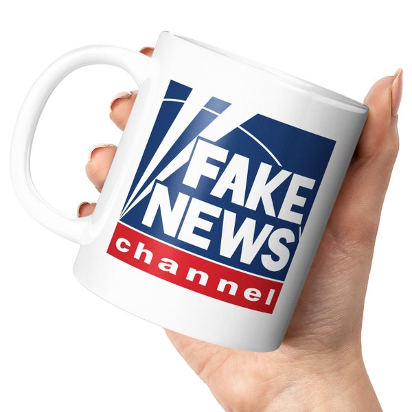 Fake News Coffee Mug, Perfect Gift for Republicans or Democrats, great idea for Mothers Day & Fathers Day