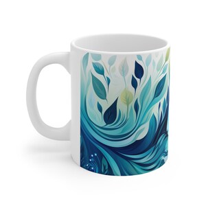 Koffiemok konijn, cadeau minnaar konijn, mok schattig konijntje, keramische kop konijn, kopje konijntje, mok illustratie konijn, liefhebber konijn, zus, moeder, verjaardagscadeau afbeelding 2