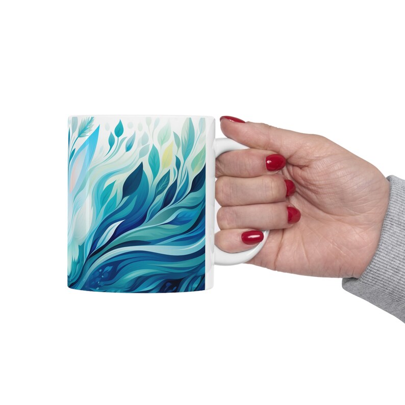 Koffiemok konijn, cadeau minnaar konijn, mok schattig konijntje, keramische kop konijn, kopje konijntje, mok illustratie konijn, liefhebber konijn, zus, moeder, verjaardagscadeau afbeelding 7