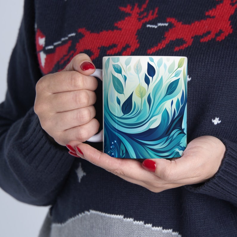 Koffiemok konijn, cadeau minnaar konijn, mok schattig konijntje, keramische kop konijn, kopje konijntje, mok illustratie konijn, liefhebber konijn, zus, moeder, verjaardagscadeau afbeelding 6