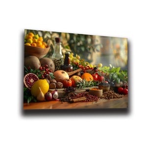 Kitchen Wall Art , Tempered Glass Wall Art , Glass Printing , High Quality , Wall Hanging , Glassware  , Birthday Gift