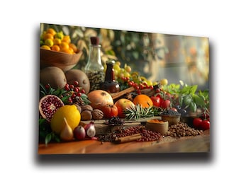 Kitchen Wall Art , Tempered Glass Wall Art , Glass Printing , High Quality , Wall Hanging , Glassware  , Birthday Gift