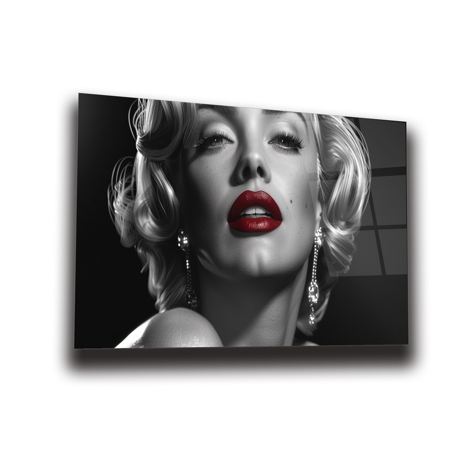 Marilyn Monroe Wall Art , Tempered Glass Wall Art , Glass Printing ...
