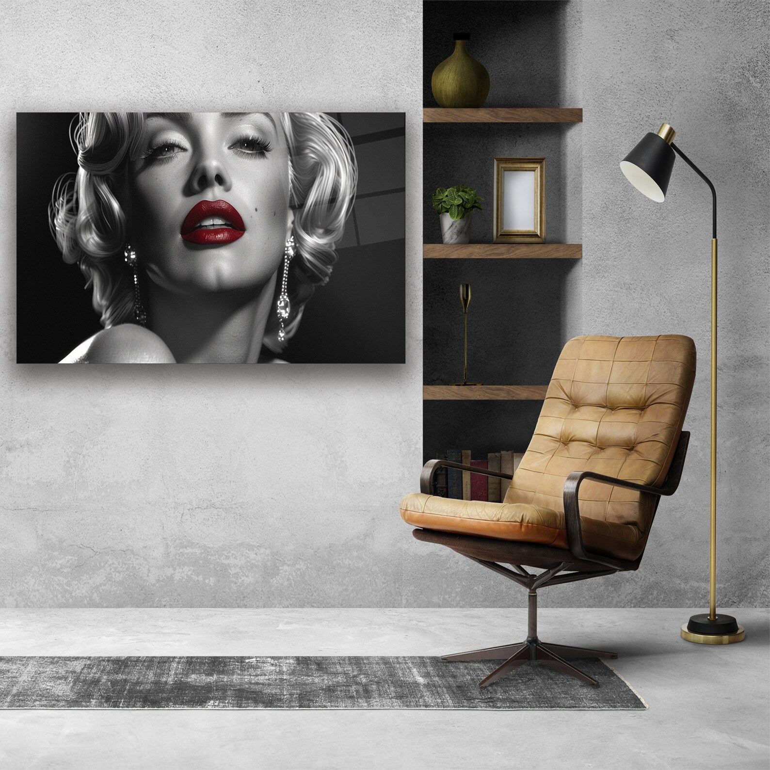 Marilyn Monroe Wall Art , Tempered Glass Wall Art , Glass Printing ...