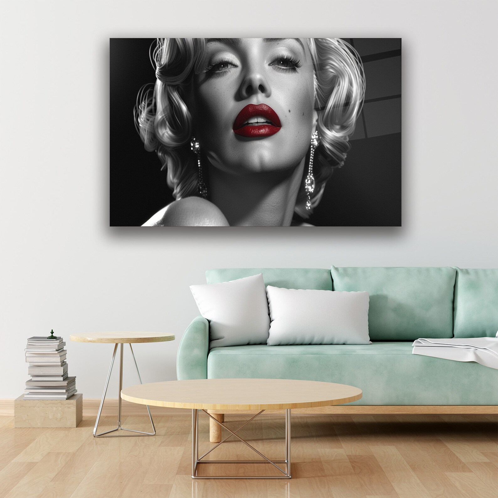 Marilyn Monroe Wall Art , Tempered Glass Wall Art , Glass Printing ...