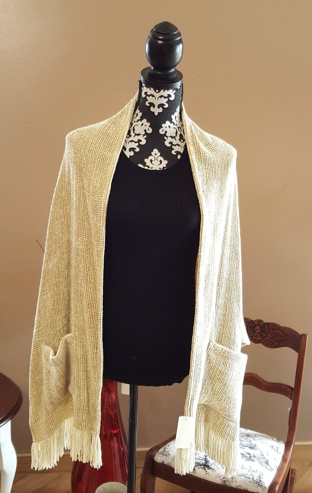 chenille shawl wrap
