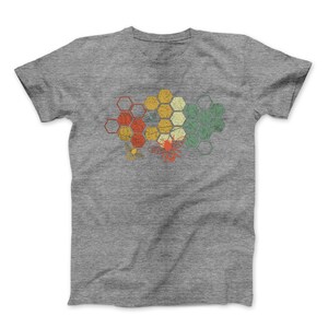 Honeycomb Graphic Design Honey Bees Vintage T-shirt
