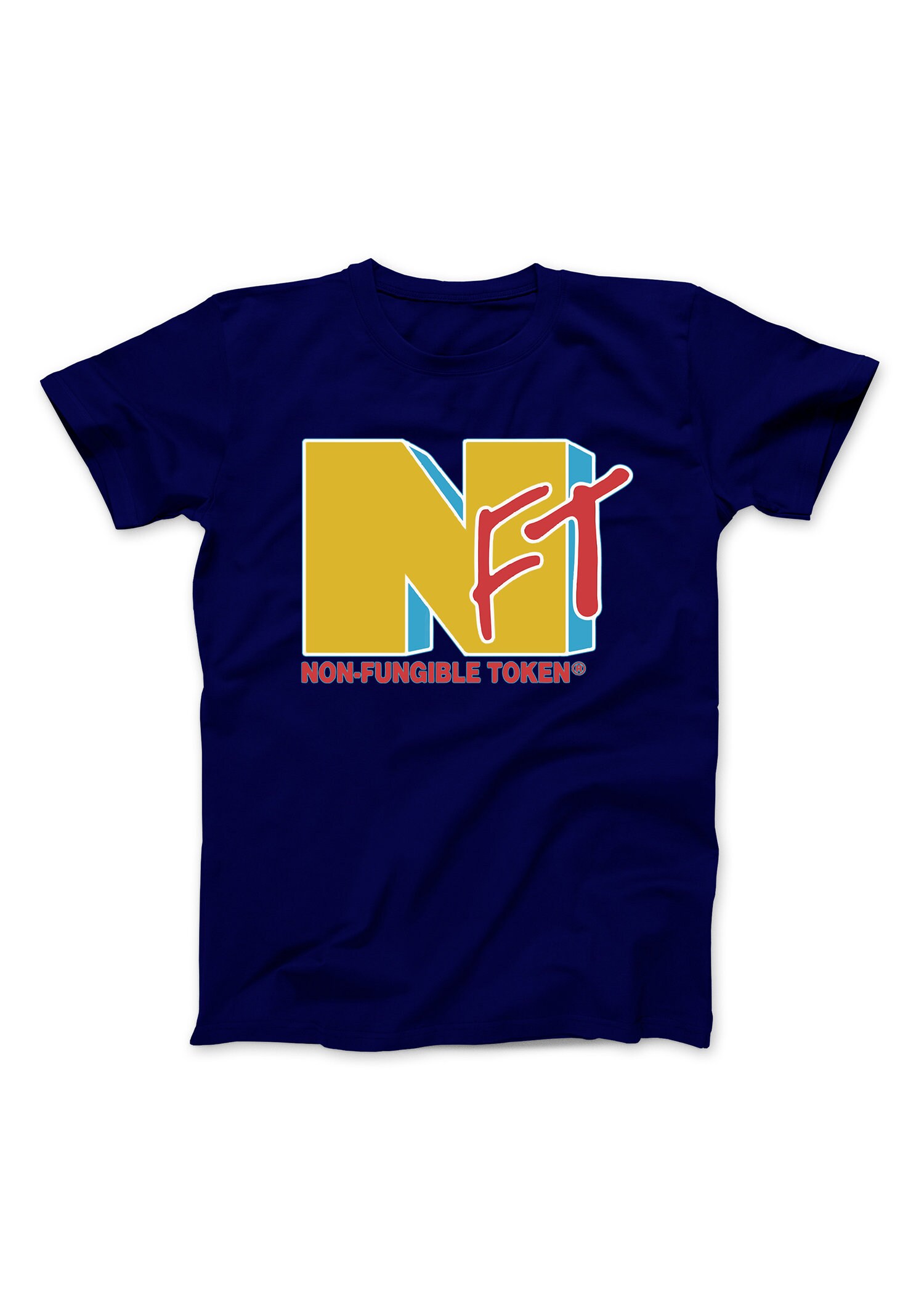 NFT Non-fungible Token Artwork MTV Logo T-shirt - Etsy