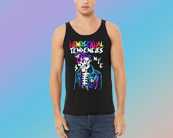 Homosexual Tendencies Gay Pride Rainbow LGBTQ+ Tank Top