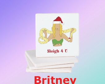 Christmas Icons Ceramic Coasters - Mix and Match Designs