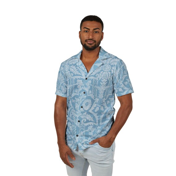 Chemise homme ambiance tropicale, mode estivale, tenues de plage