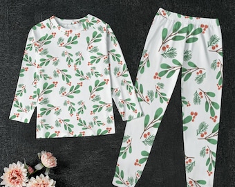 Cozy Kids Christmas Pajamas, Holiday PJs For Boys And Girls, Festive Winter Sleepwear Set