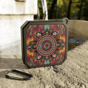 Vibrant Outdoor Bluetooth Speaker, Portable Music Device, Eco-Friendly Speaker, Festival Gear, Travel Speaker, Gift for Music Lovers