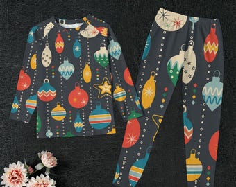 Cozy Kids Christmas Pajamas, Holiday PJs For Boys And Girls, Festive Winter Sleepwear Set