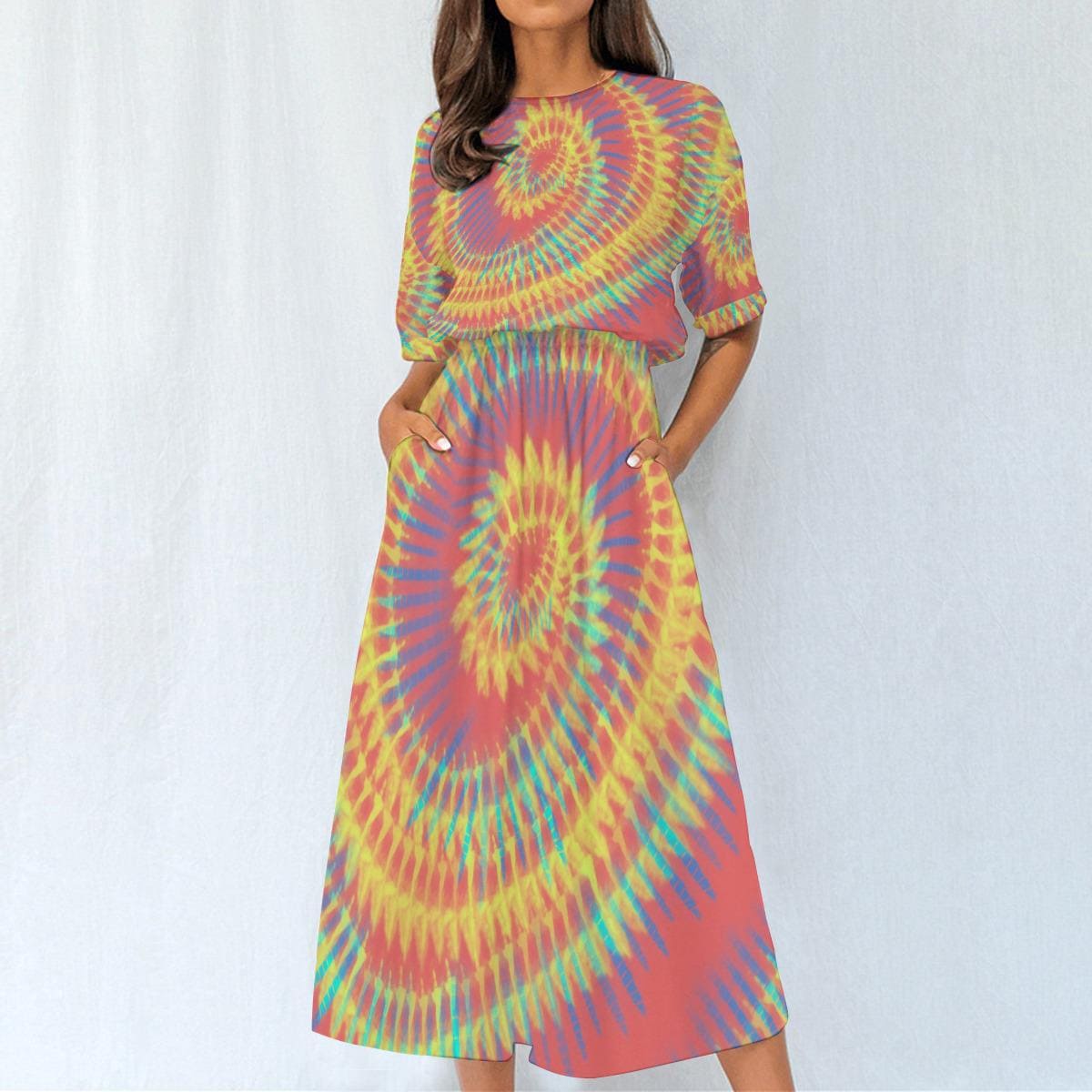 Rainbow Maxi Dress - Etsy Rainbow Maxi Dress - Etsy