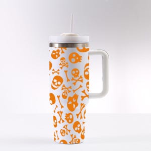 40 oz Halloween Tumbler, Spooky Drinkware, Large Halloween Cup, Insulated Travel Tumbler, Halloween