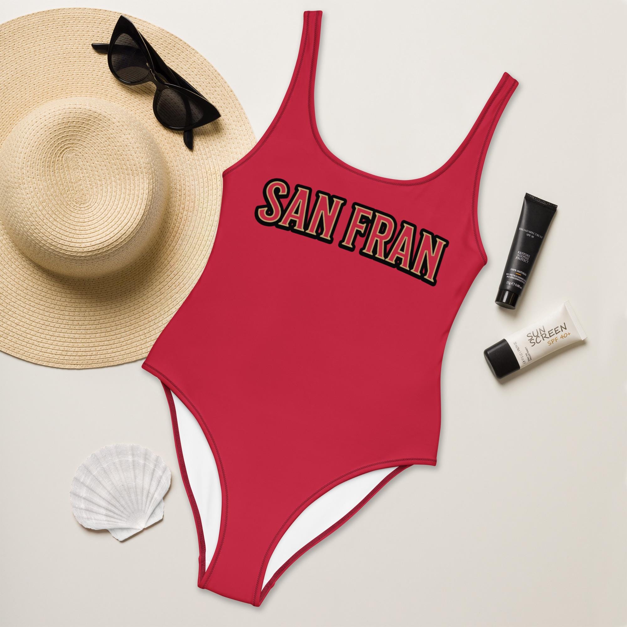 Discover San Francisco Football Bikini, Swimsuit for Fan, Womens Game Day Outfit, Sports Fan Clothing