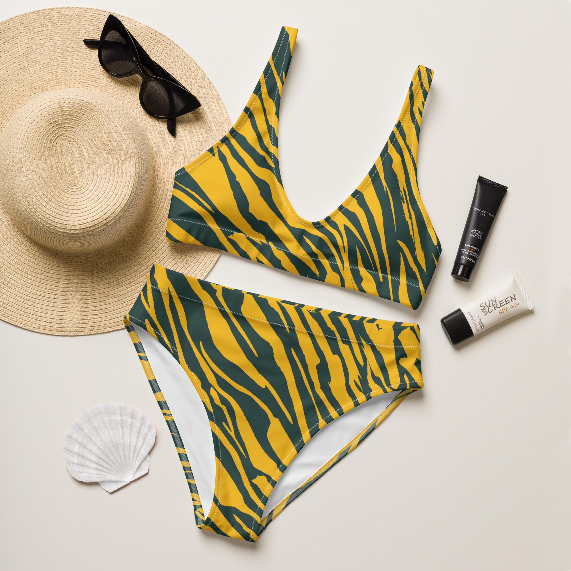 Discover Green Bay Bikini Swimsuit, Womens Sport Swimwear, Game Day Bikini Set, Green Bay Fan Swimwear