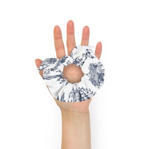 Women’s Cute Scrunchie, Boho Hair Tie, Aesthetic Hairband, Soft Fabric Hair Accessory, Girly Hair Scrunchie