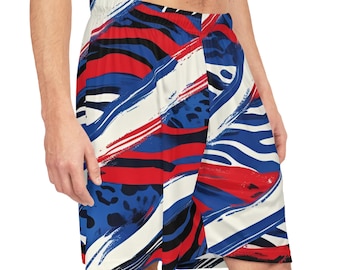 Buffalo Football Herren Basketball Shorts, Spieltag Böden, Sportfankleidung, Tailgate Outfit, Activewear