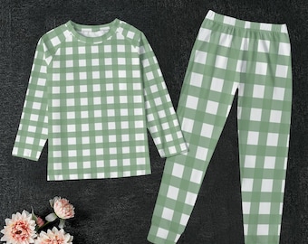 Cozy Kids Christmas Pajamas, Holiday PJs For Boys And Girls, Festive Winter Sleepwear Set