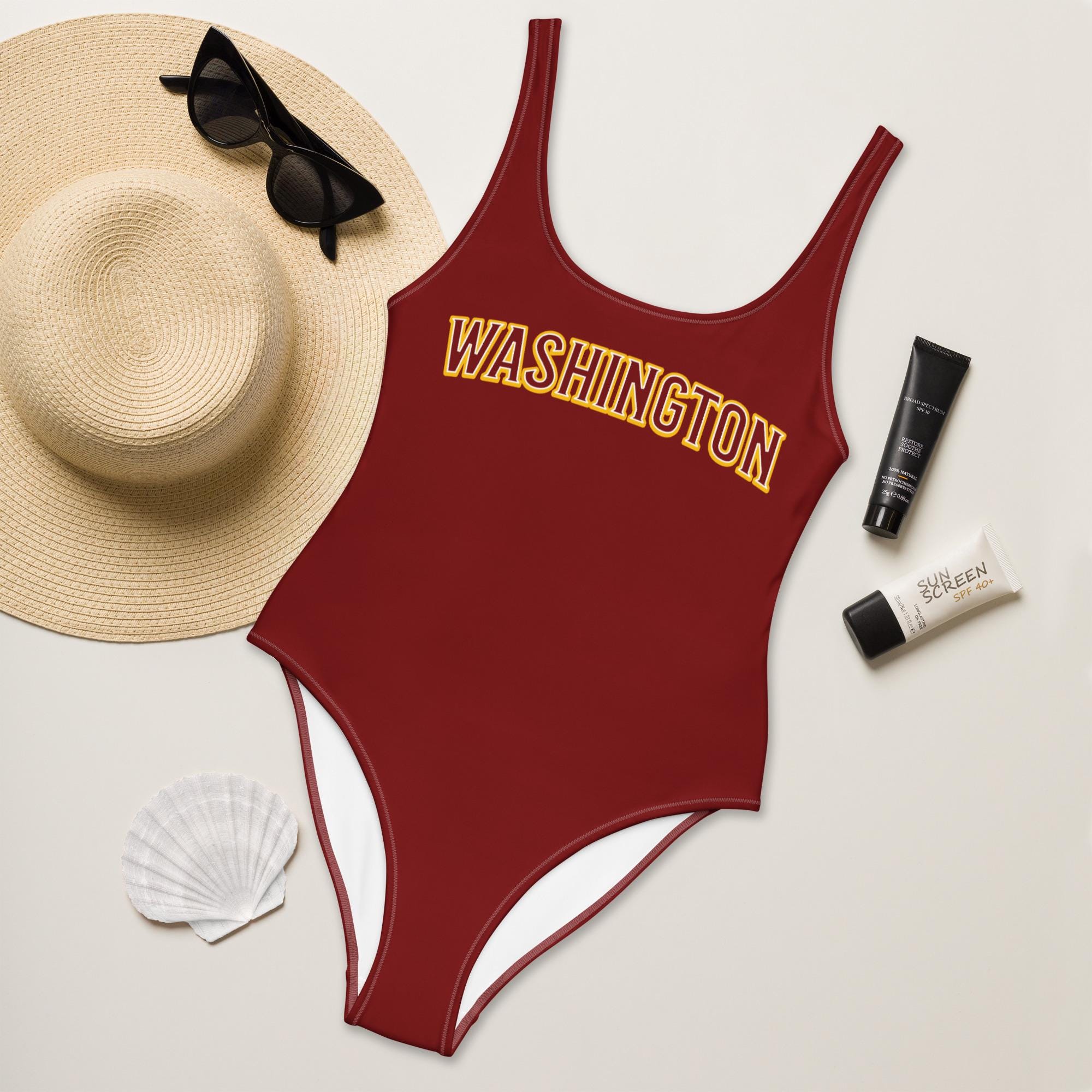 Discover Washington Football Bikini, Swimsuit for Fan, Womens Game Day Outfit, Sports Fan Clothing