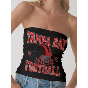 Tampa Bay Football Tube Top, Women&#39;s Game Day Outfit