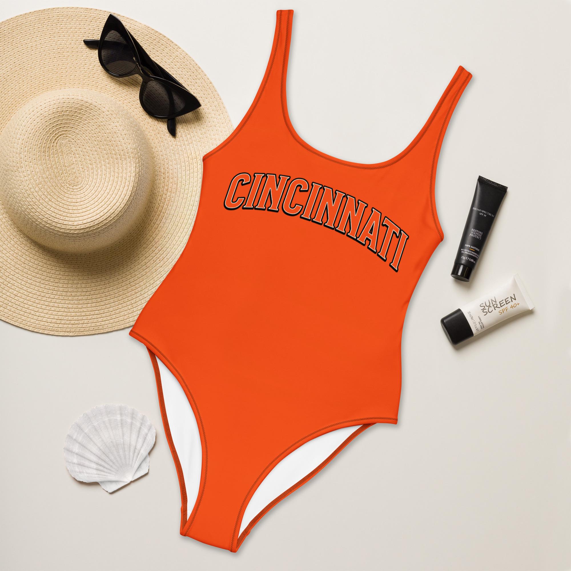 Discover Cincinnati Football Bikini, Swimsuit for Fan, Womens Game Day Outfit, Sports Fan Clothing