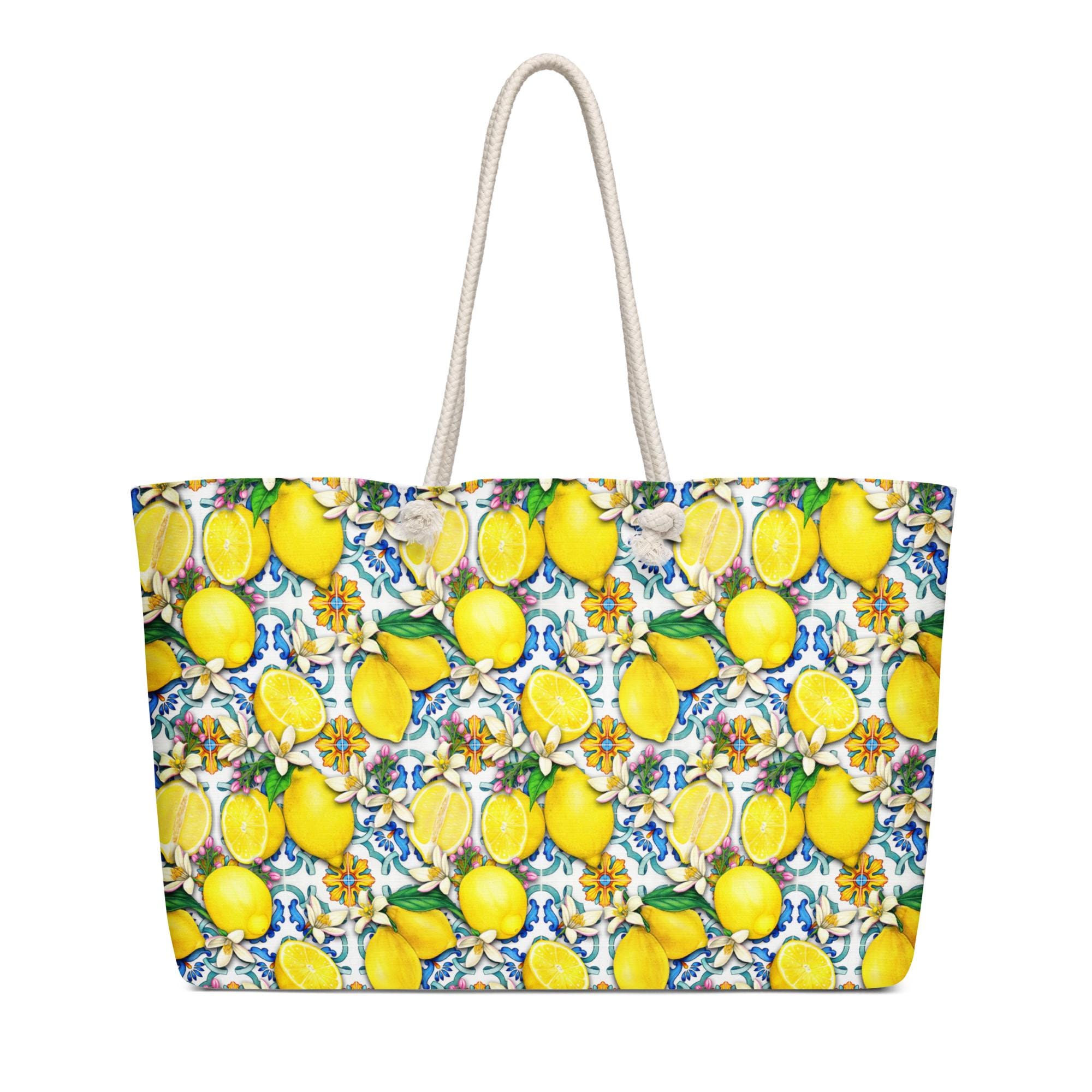 Sac Fourre-tout The Paper Studio - Marron Et Vert Citron, Artisanat, Rangement