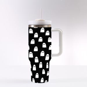 40 oz Halloween Tumbler, Spooky Drinkware, Large Halloween Cup, Insulated Travel Tumbler, Halloween