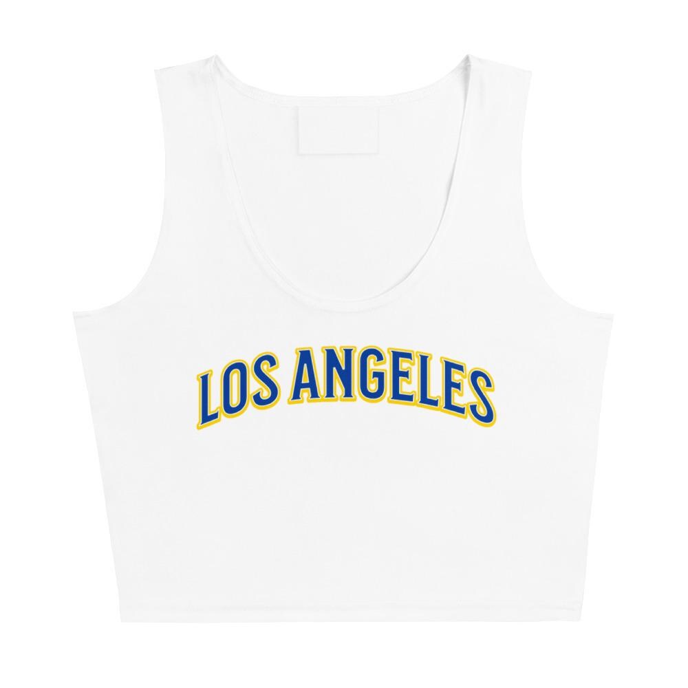 Discover Los Angeles Football Crop Tank Top, Game Day Outfit, Sports Fan Top