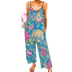 Casual Jumpsuit For Women, Comfortable One Piece Outfit, Stylish Everyday Romper For Lounging Or Going Out