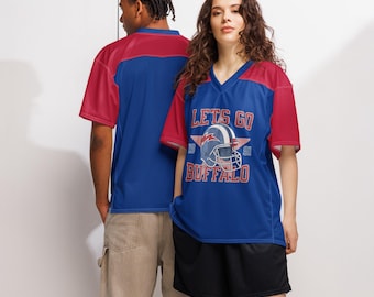 Camiseta de Buffalo, camiseta de fútbol unisex, atuendo para el día del partido, ropa deportiva de moda para fanáticos