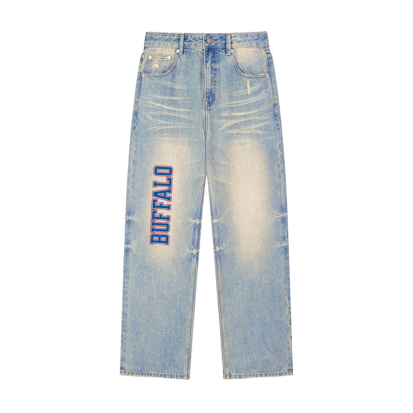 BUFFALO JEANS ライトブルー フレアデニム | ヤマダウェブコム