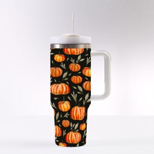 40 oz Halloween Tumbler, Spooky Drinkware, Large Halloween Cup, Insulated Travel Tumbler, Halloween