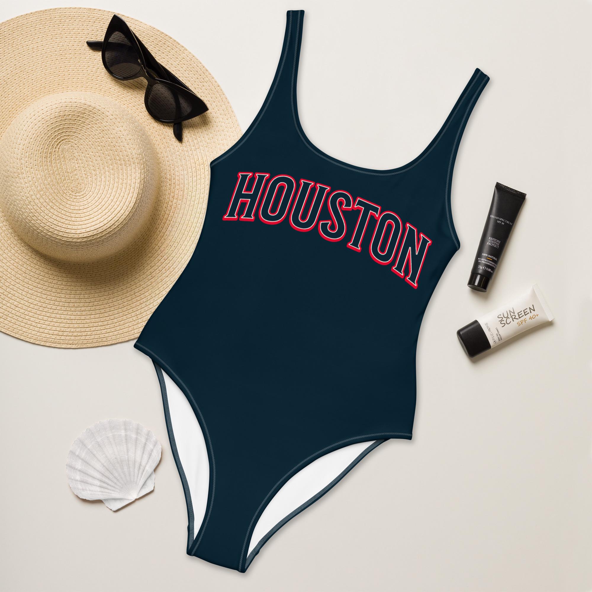Discover Houston Football Bikini, Swimsuit for Fan, Womens Game Day Outfit, Sports Fan Clothing
