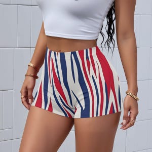 Bills Football Women’s High Waist Spanks Shorts, Cheeky Fit, Nighttime Comfort, Flattering F