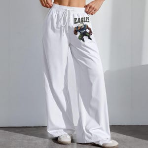Eagles Football High Stretch Pants, Cute Game Day Outfit, Trendy Football Outfit