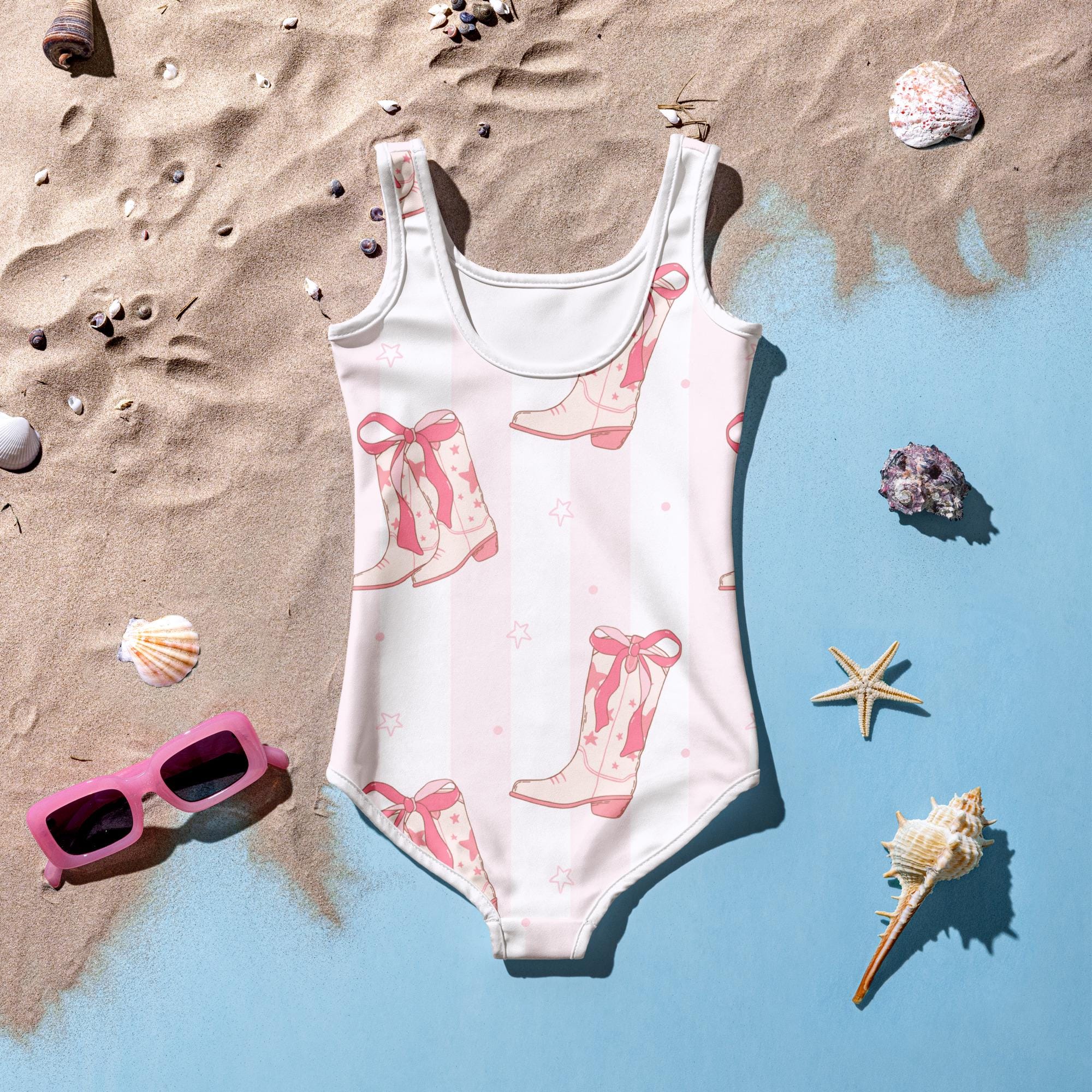 NEW Girls OP Star Print Swimsuit Size 6/6X