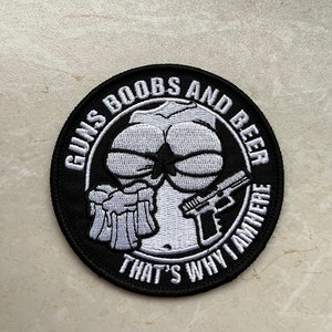Patch with Velcro patch beer men's dream army breasts image 1