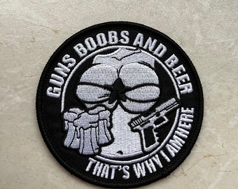 Patch with Velcro patch beer men's dream army breasts