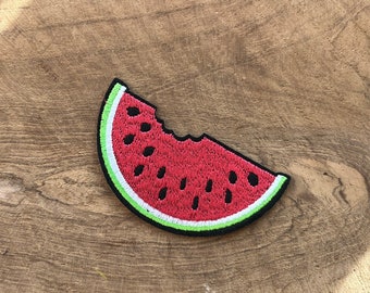 Patch Aufnäher zum aufbügeln Flicken Bügelbild Melone Kinder