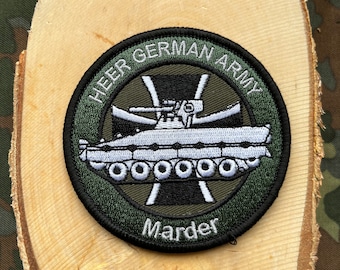 Patch Badge Patch Marder Bundeswehr véhicule à chenilles