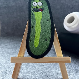 Patch Badge with Velcro Rick and Morty Cucumber - Article No.: K-0016