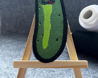 Patch Badge with Velcro Rick and Morty Cucumber - Article No.: K-0016