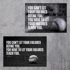 Derek Jeter Quote Poster - Digital Download Printable - 2 versions of same quote