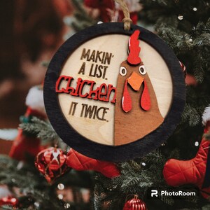 Chicken ornament