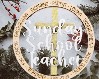 Sunday School teacher ornament