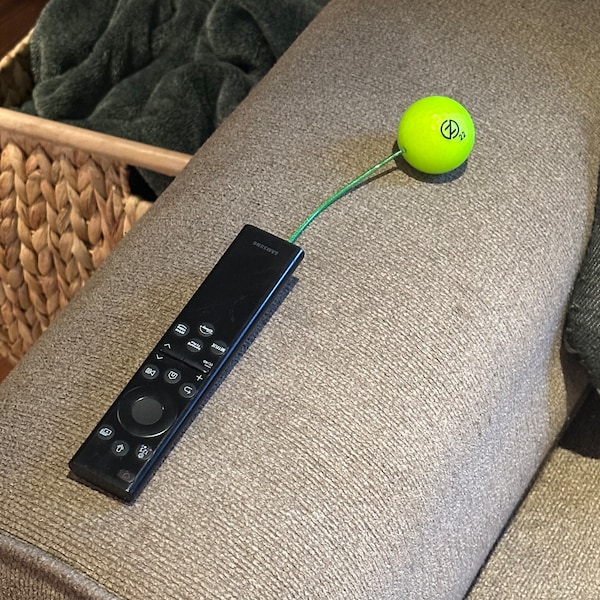 The Remote Float helps keep track of your TV remote by preventing it from sinking between the cushions!
